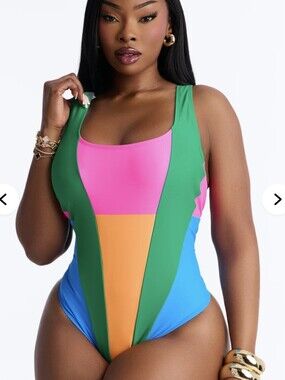 1 Piece Swimsuit - Multi Color